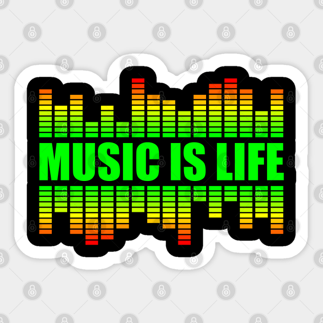 Music is life Sticker by Bohnenkern